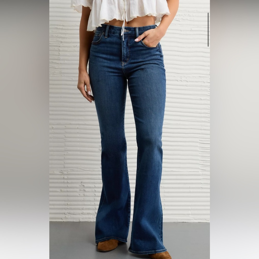 Super High Rise Flare Jeans from American Eagle